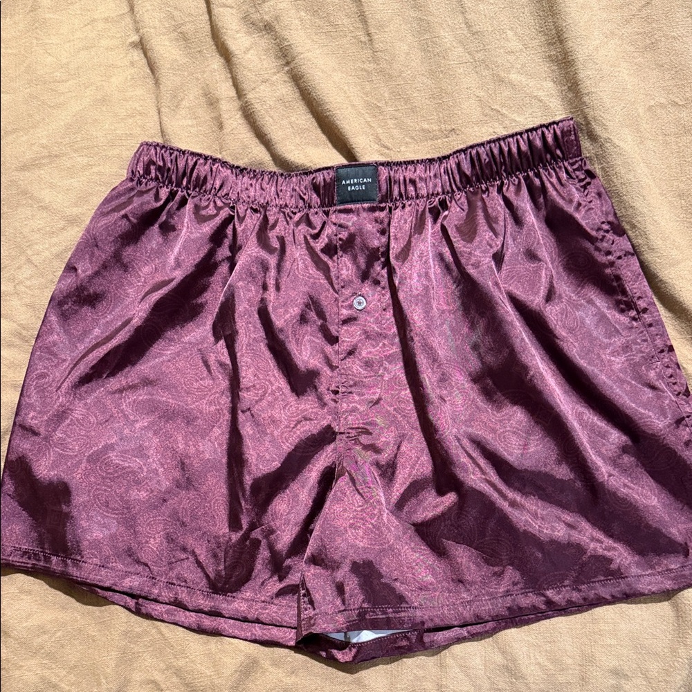 American Eagle Satin Boxers